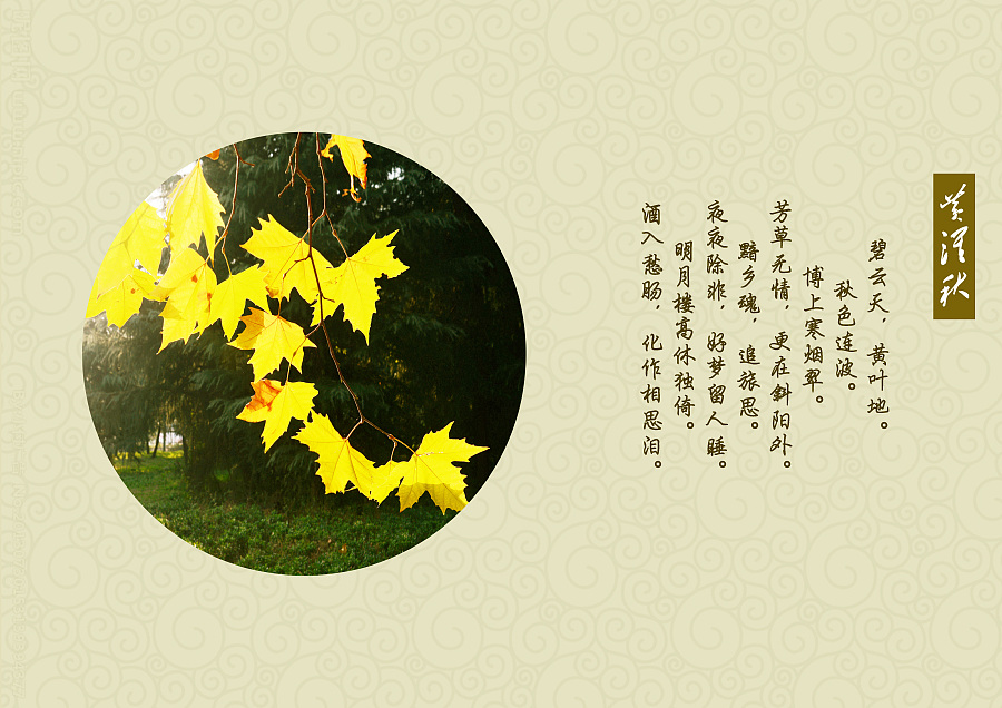 中国风节气海报