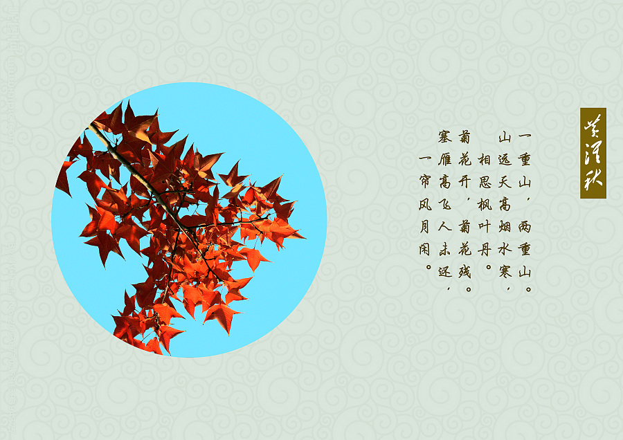 中国风节气海报