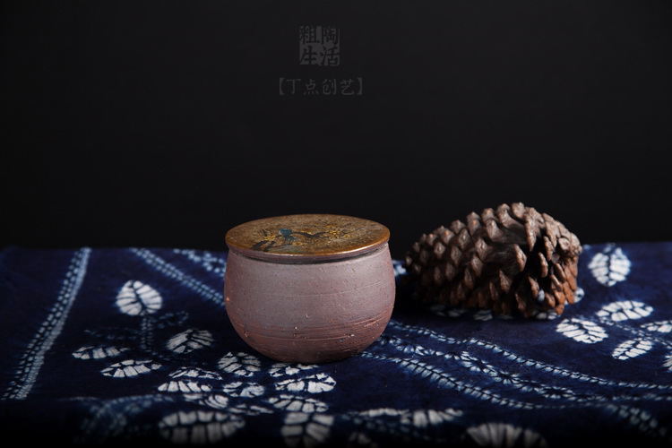 查看《【丁点创艺】景德镇手工粗陶茶具中国画风手绘茶叶罐 茶仓》原图，原图尺寸：750x500