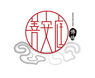佛珠品牌/佛珠logo设计/中国风/水墨风格设计