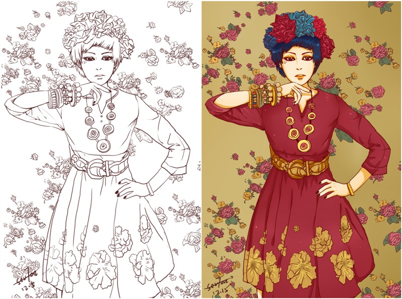 中国风插画绘画