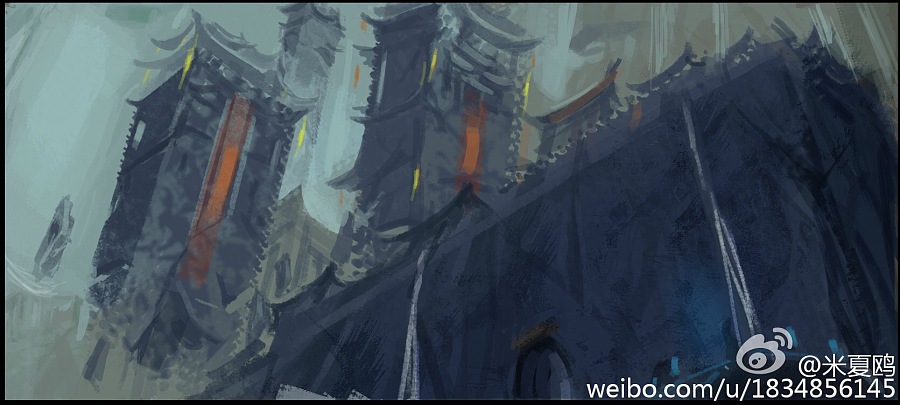 中国风游戏场景昏暗