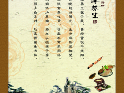 中国风冬季养生广告宣传单
