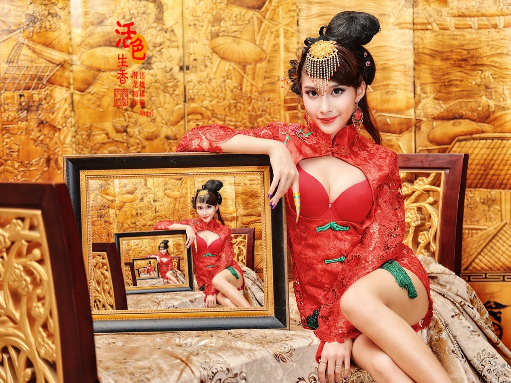 唯美红妆中国风创意摄影艺术作品