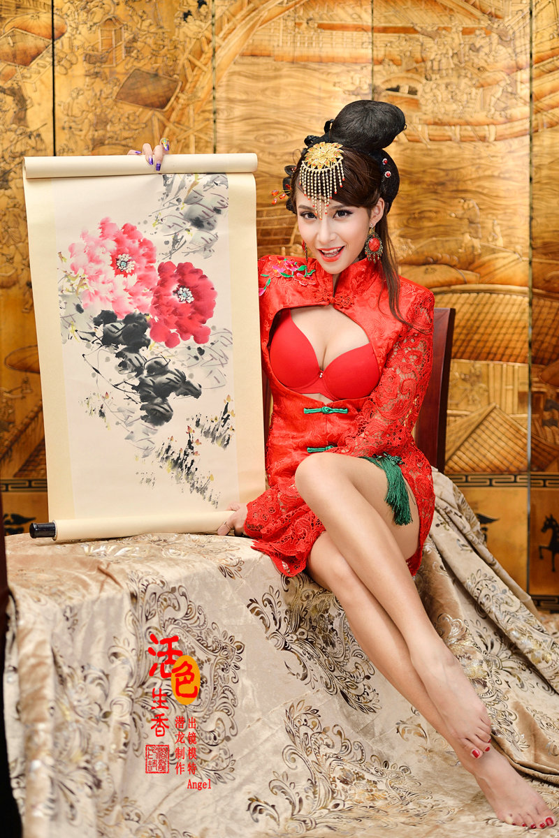 唯美红妆中国风创意摄影艺术作品