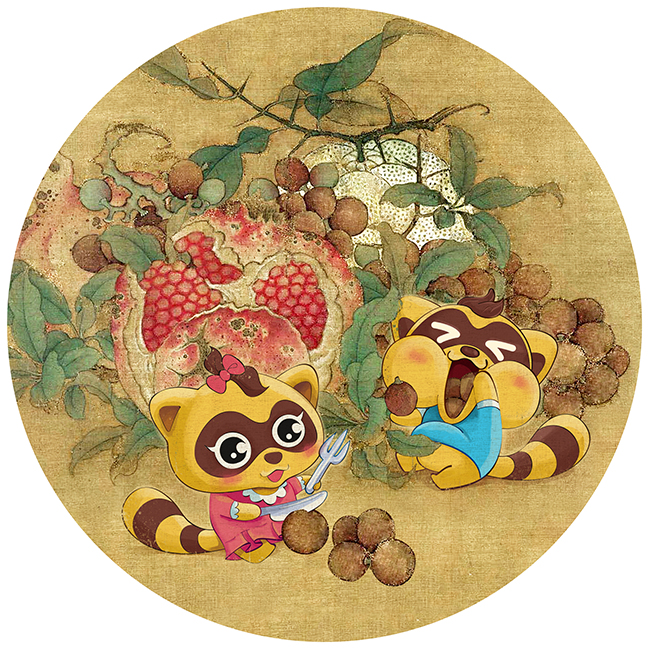 YY熊穿越畅游中国历代古画