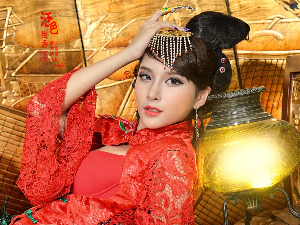 唯美红妆中国风创意摄影艺术作品
