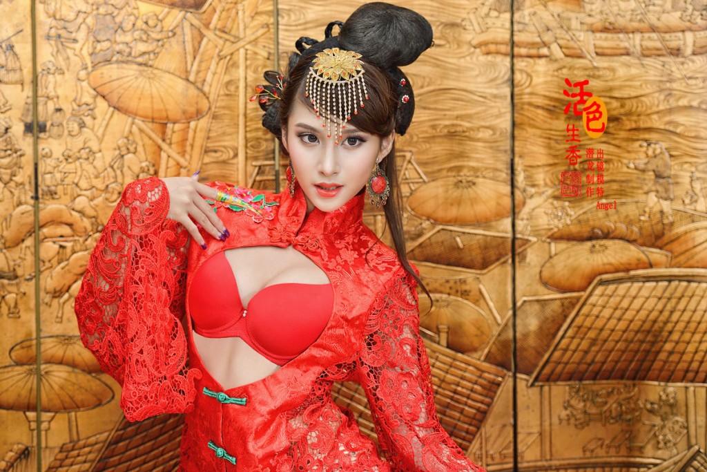 唯美红妆中国风创意摄影艺术作品