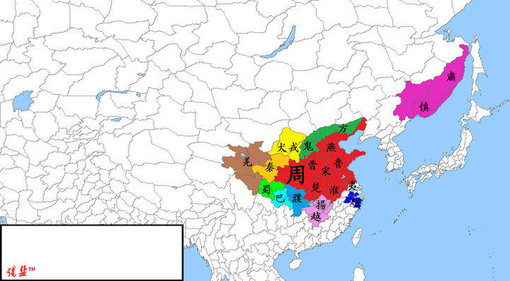中国历代版图--夏朝至汉代