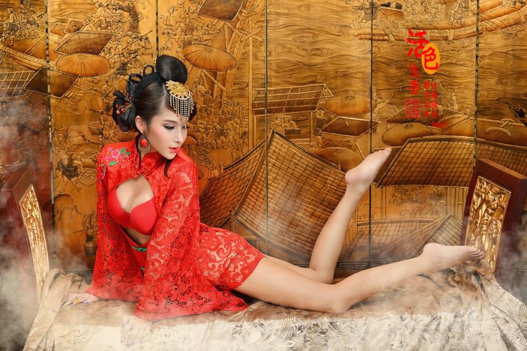 唯美红妆中国风创意摄影艺术作品