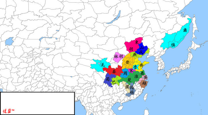 中国历代版图--夏朝至汉代