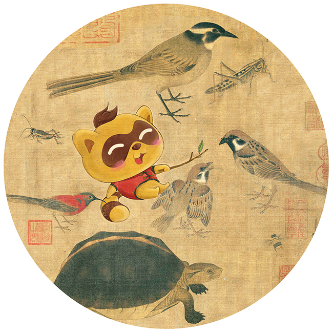 YY熊穿越畅游中国历代古画