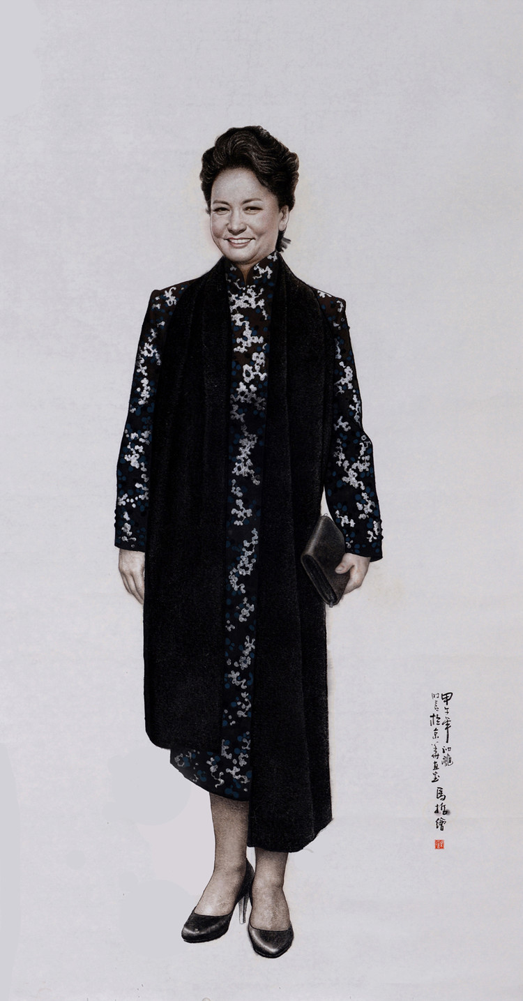 马哲中国人物绘画艺术作品