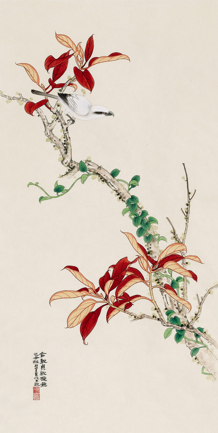 精美的俞致贞工笔画艺术作品