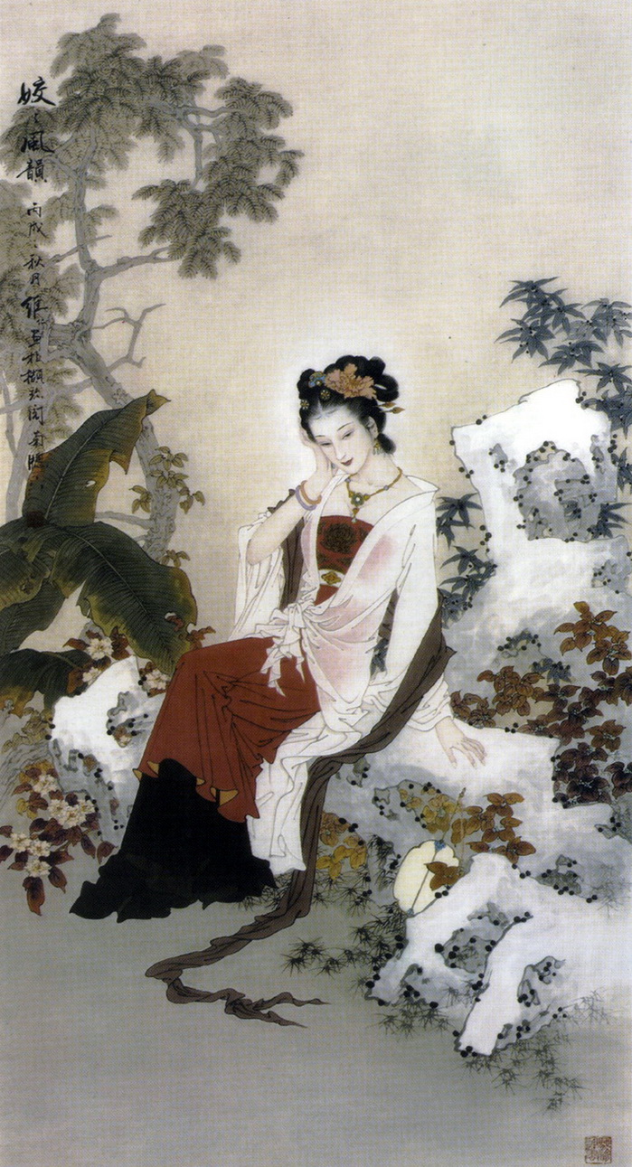唯美的中华画笔神韵绘画作品