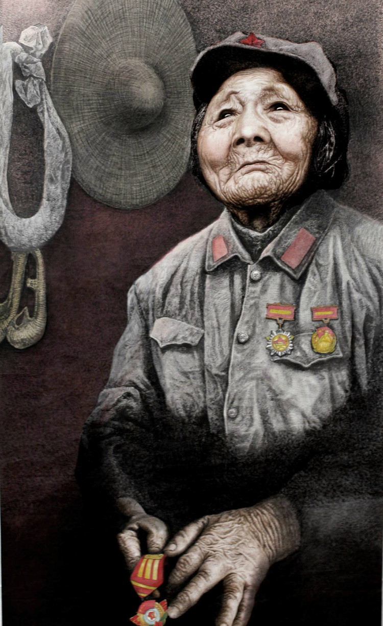 马哲中国人物绘画艺术作品
