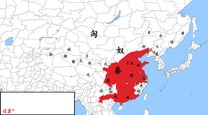 中国历代版图--夏朝至汉代