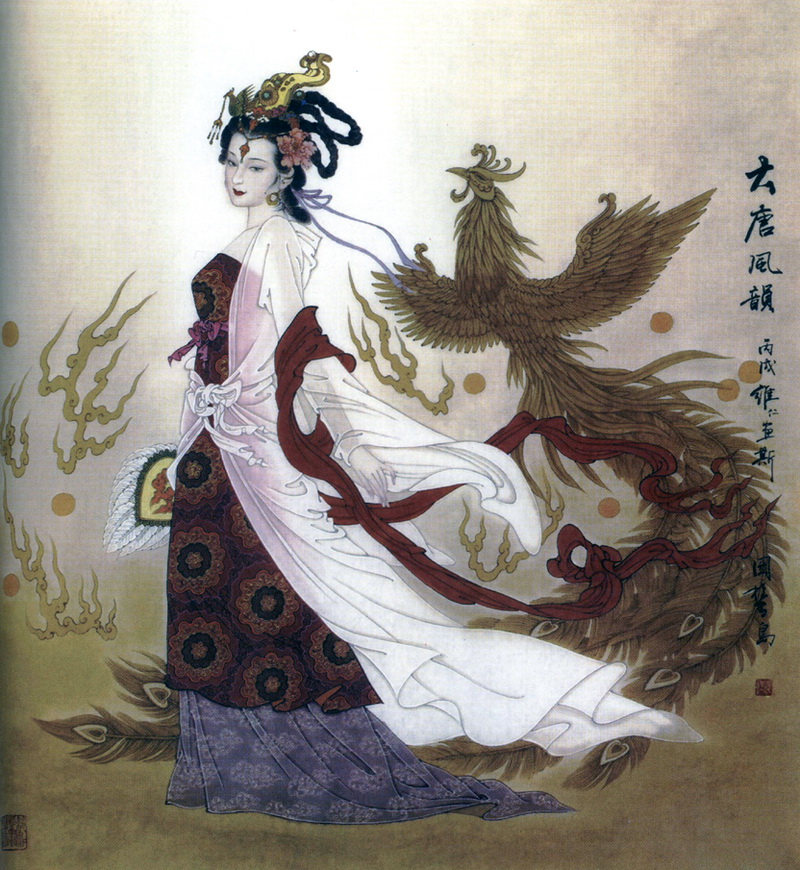 唯美的中华画笔神韵绘画作品