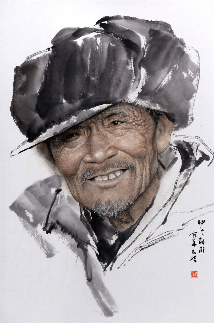 马哲中国人物绘画艺术作品