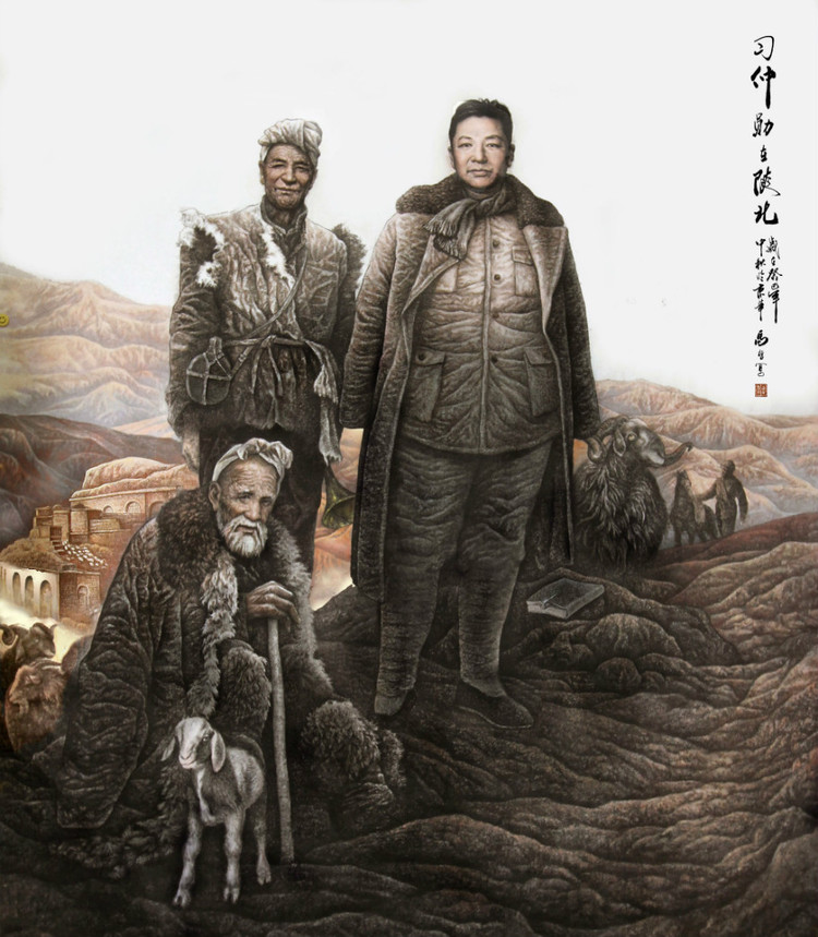 马哲中国人物绘画艺术作品