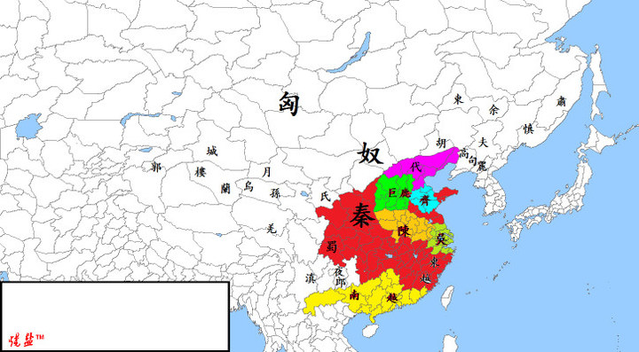 中国历代版图--夏朝至汉代