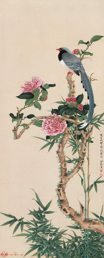 精美的俞致贞工笔画艺术作品