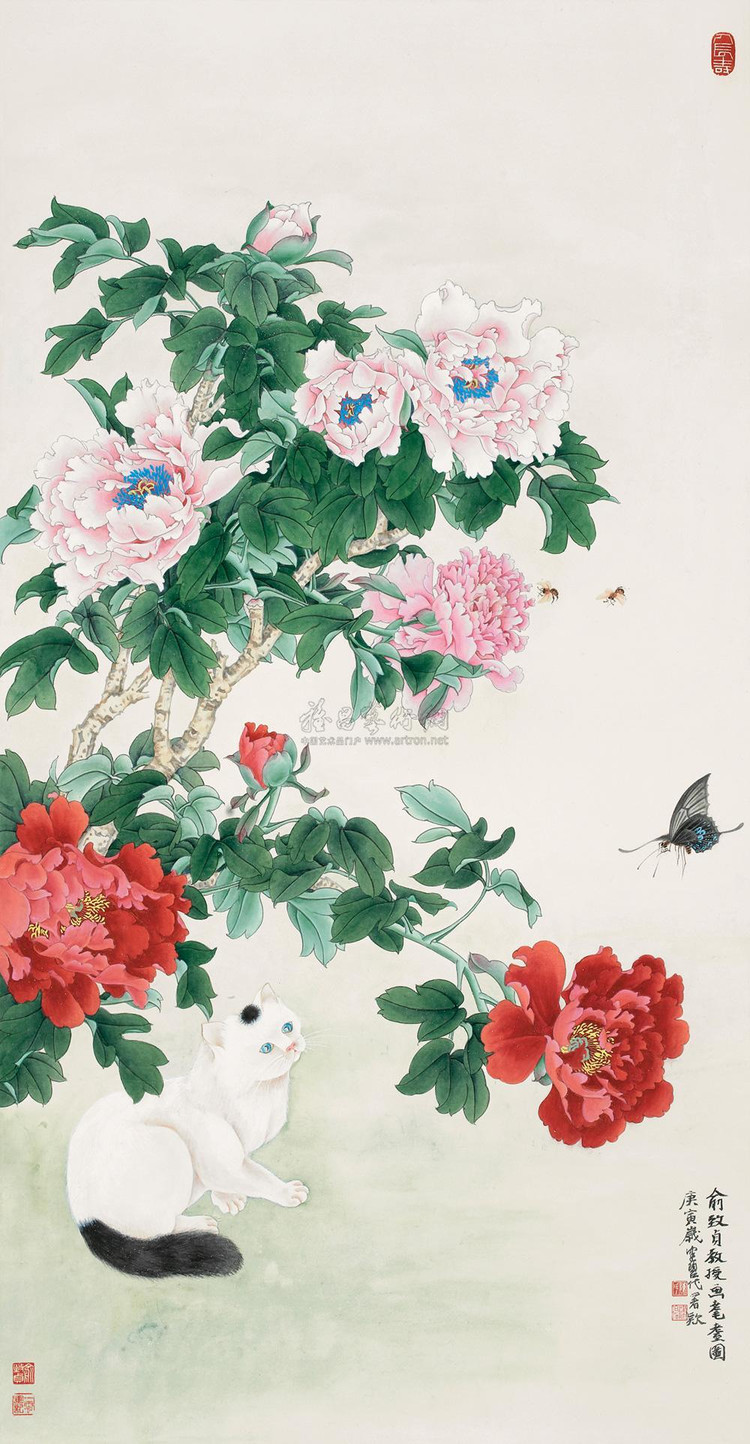 精美的俞致贞工笔画艺术作品