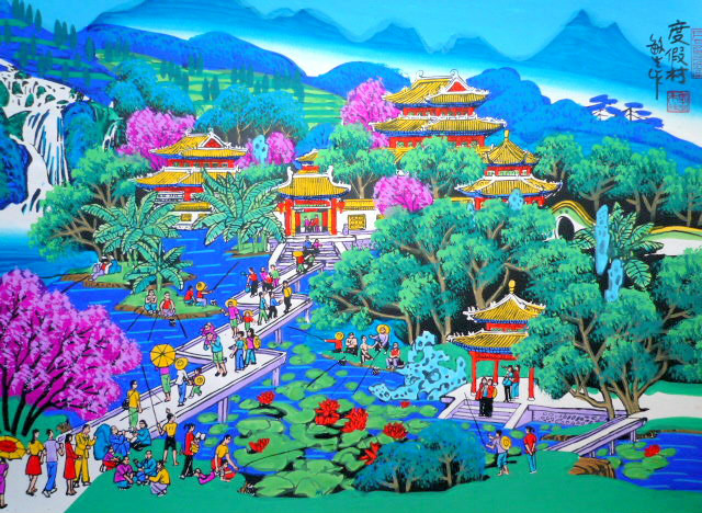美不可挡的陕西户县农民画（一）