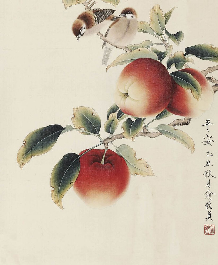精美的俞致贞工笔画艺术作品