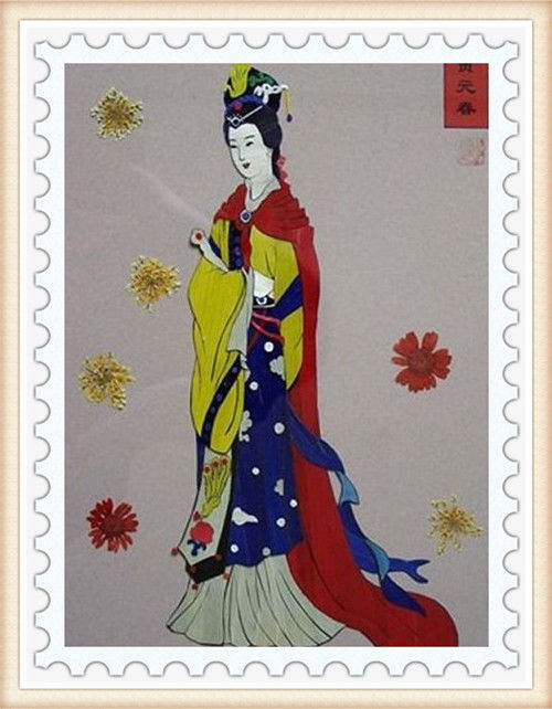 精美的中国传统人物麦秆画艺术