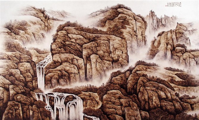 田玉田精美的中国传统烙画艺术作品（二）