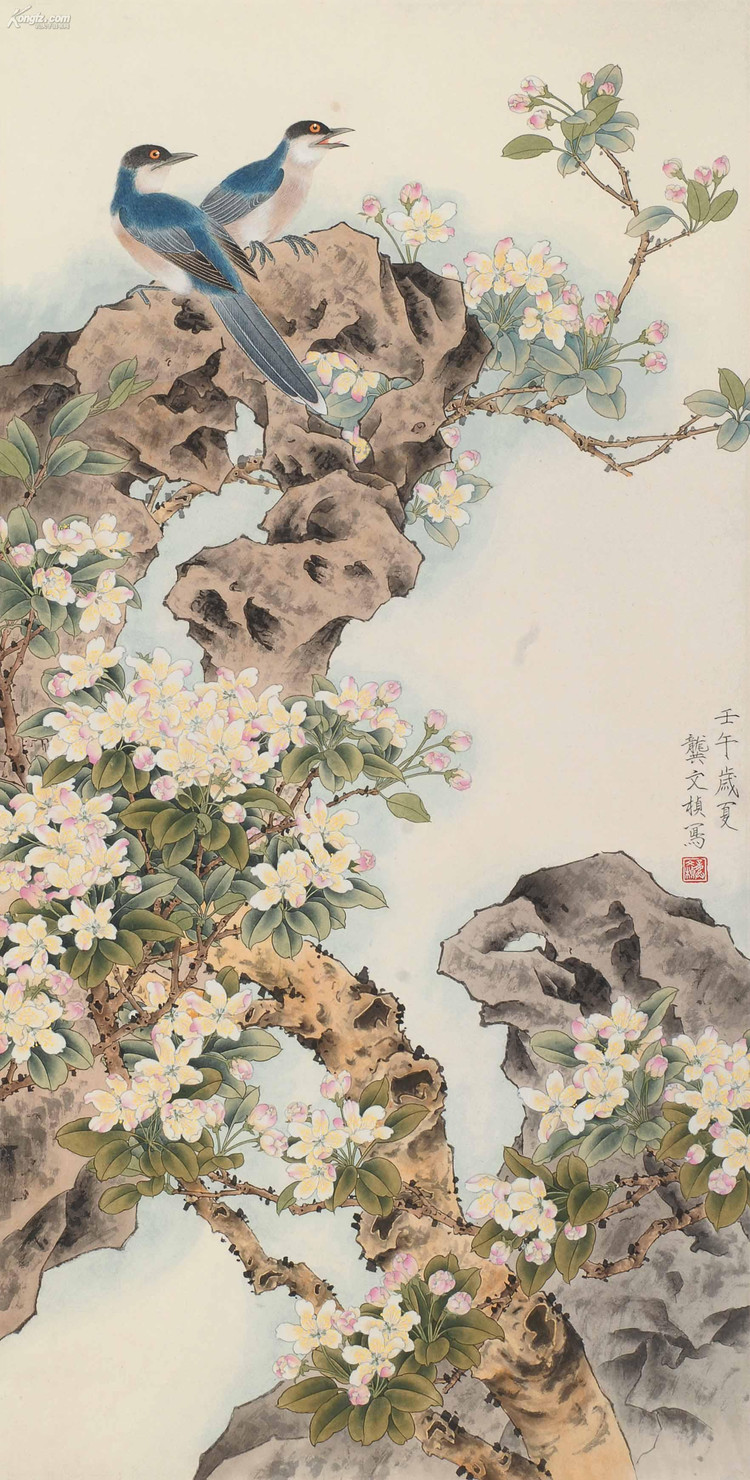 龚文桢工笔绘画艺术作品