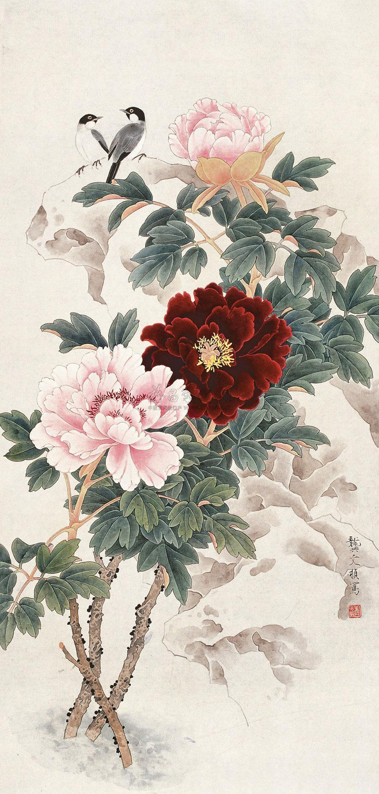 龚文桢工笔绘画艺术作品