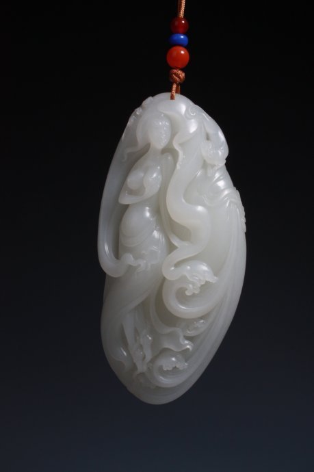 是玉如花的裸女精美玉雕作品