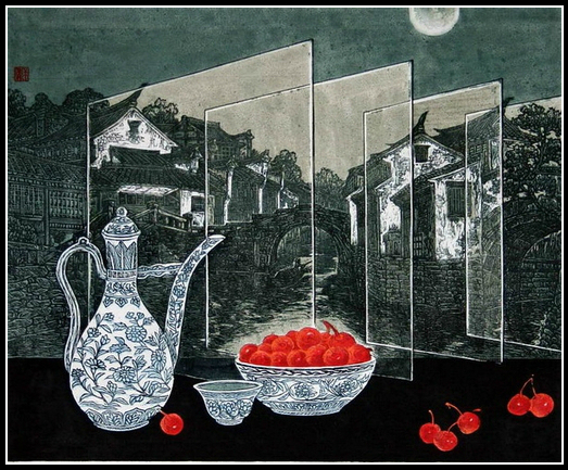 恬静中的品味--创意绘画作品