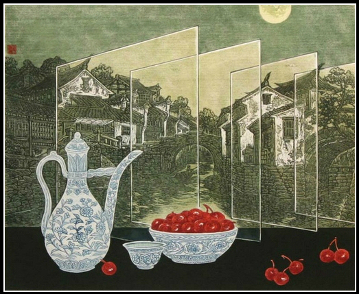 恬静中的品味--创意绘画作品