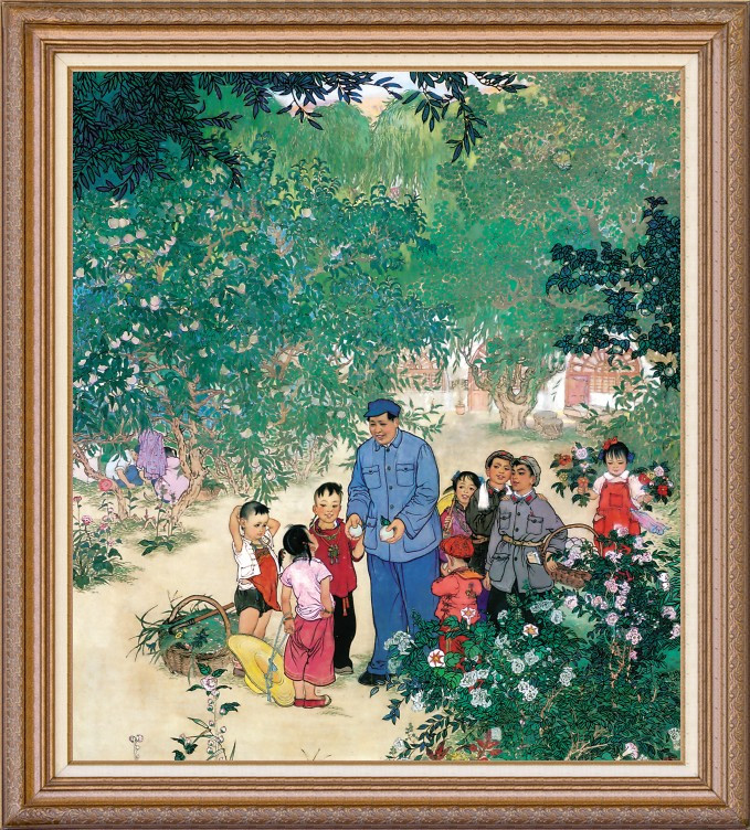 刘文西画毛泽东绘画艺术作品（二）