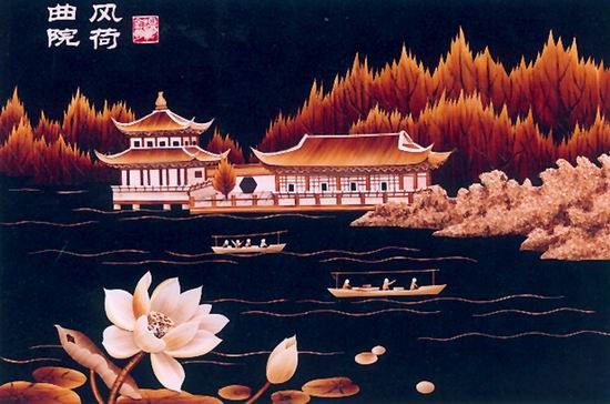 精美的中国传统麦秸画艺术（二）