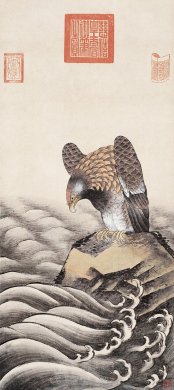 慈禧太后精美的花鸟画作品 