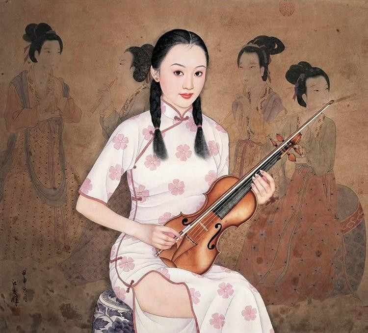 江立峰工笔人物绘画艺术作品（二）