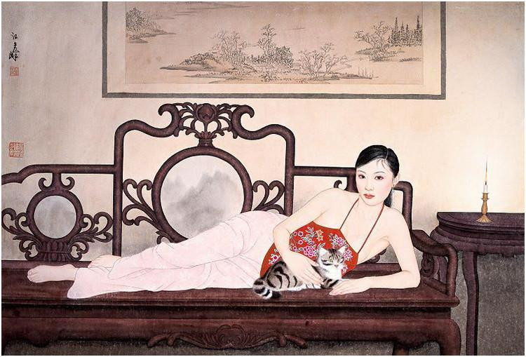 江立峰工笔人物绘画艺术作品（二）