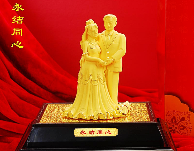 金光闪闪绒沙金工艺礼品（二）