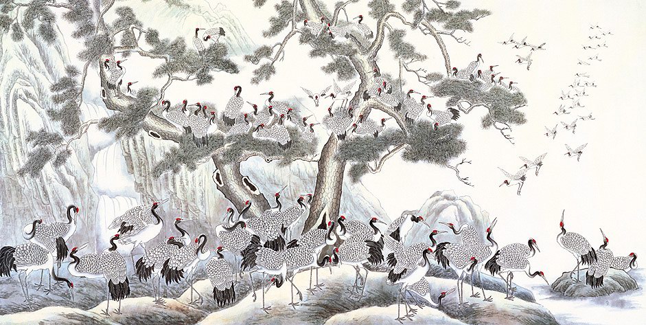值得珍藏的中国传统绘画中的百图