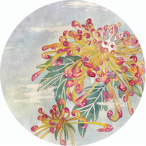 妙笔淡墨——十二个月国画作品