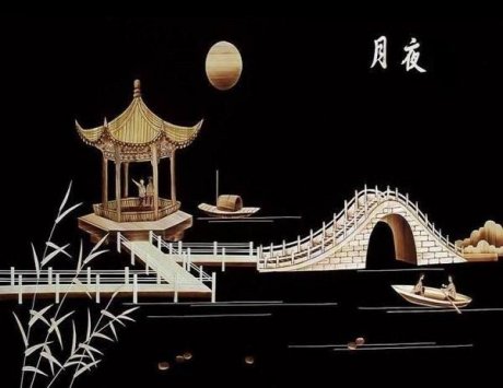 精美的芦杆麦秸工艺画艺术（一） 