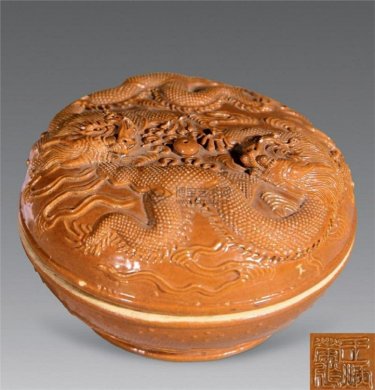 中国古代书案文玩用品--墨盒（