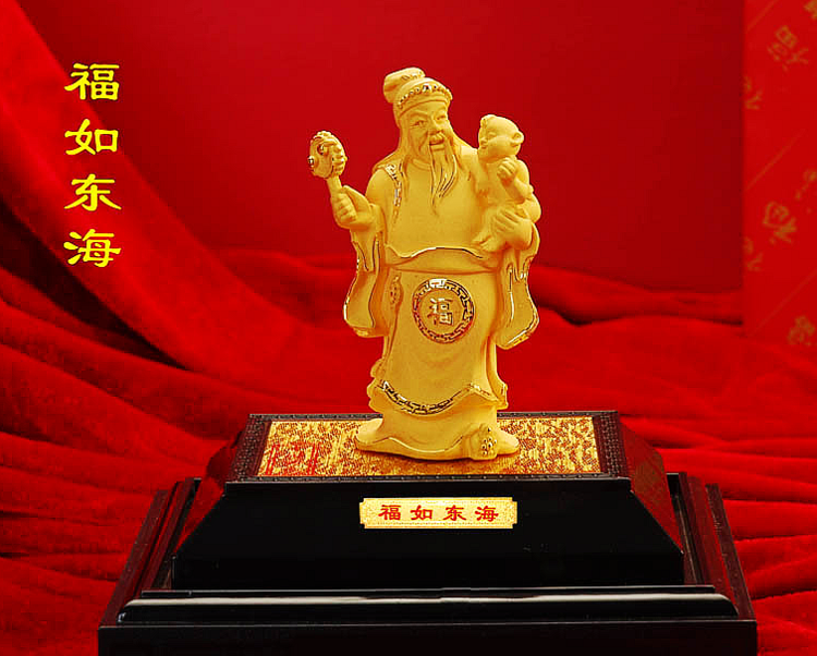 金光闪闪绒沙金工艺礼品（一）