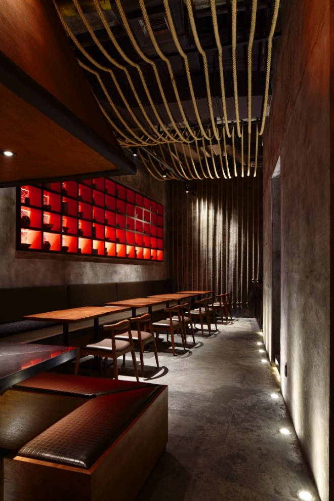 中国风上海Kemuri餐厅空间创意设计