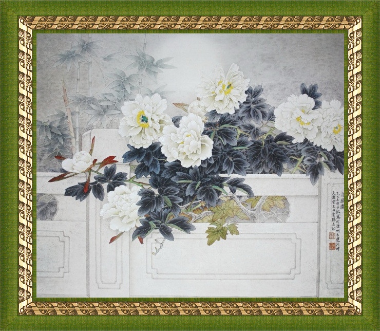 精美的牡丹主题绘画作品（一）