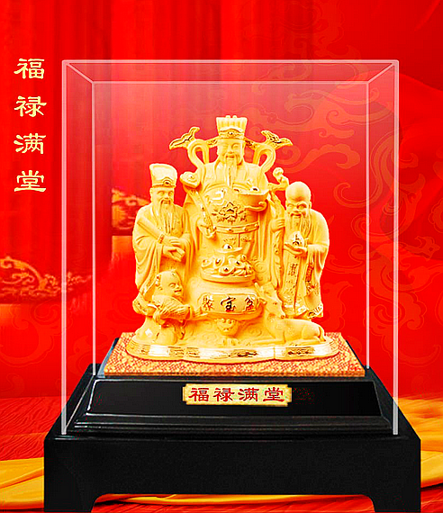 金光闪闪绒沙金工艺礼品（一）